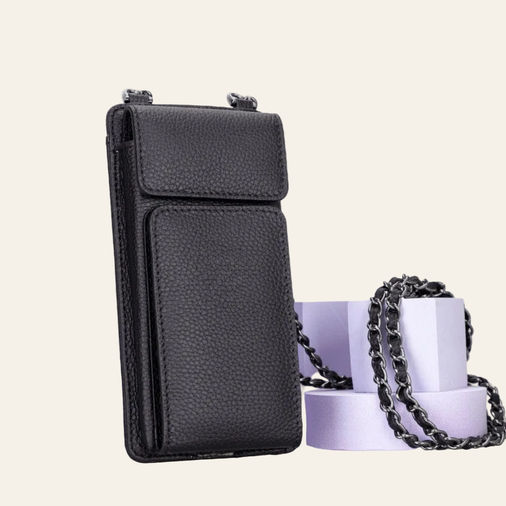 Avjin Crossbody Leather Bag Compatible with Phones up to 6.9