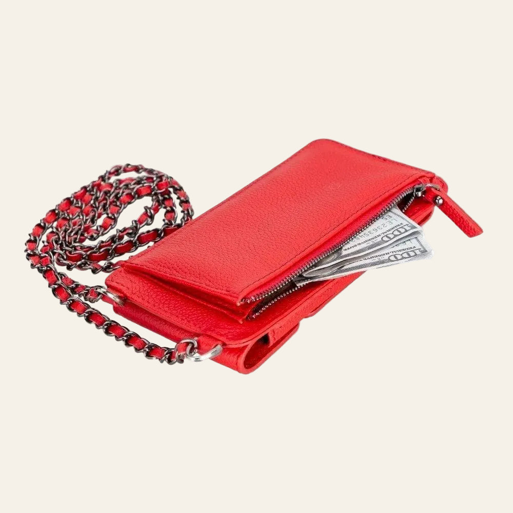 Avjin Crossbody Leather Bag Compatible with Phones up to 6.9