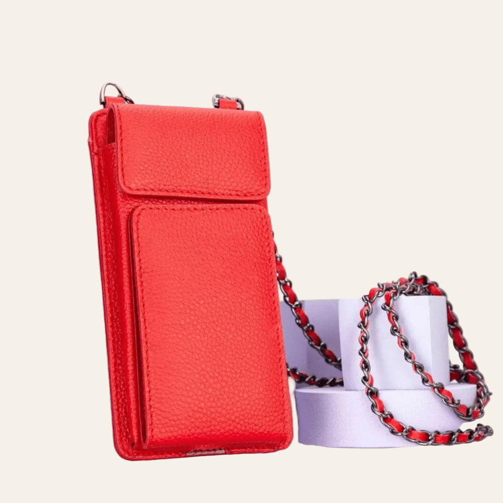 Avjin Crossbody Leather Bag Compatible with Phones up to 6.9