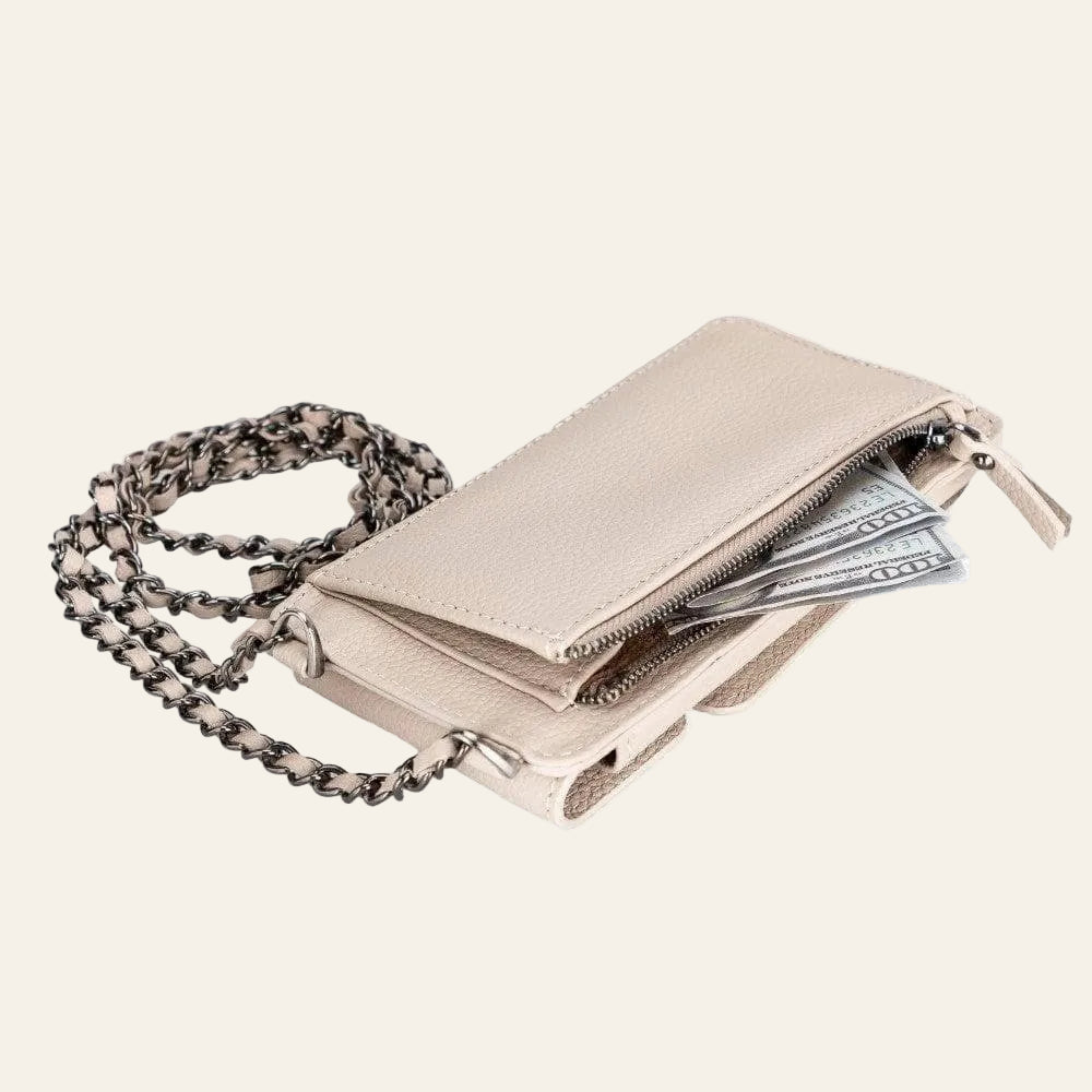 Avjin Crossbody Leather Bag Compatible with Phones up to 6.9