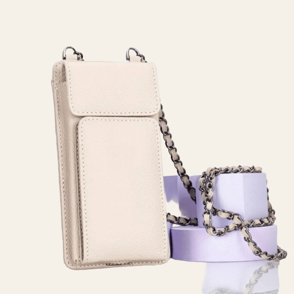 Avjin Crossbody Leather Bag Compatible with Phones up to 6.9