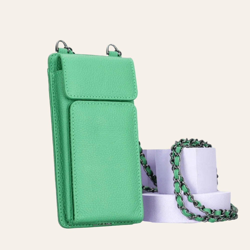 Avjin Crossbody Leather Bag Compatible with Phones up to 6.9