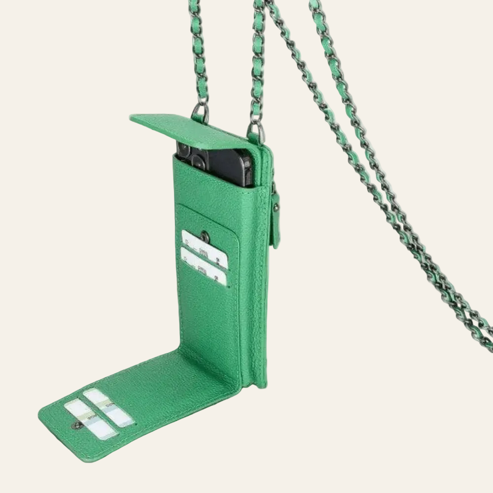 Avjin Crossbody Leather Bag Compatible with Phones up to 6.9