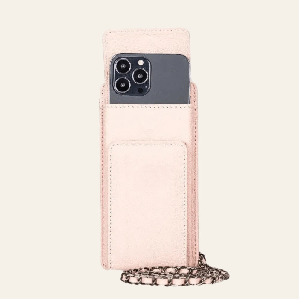 Avjin Crossbody Leather Bag Compatible with Phones up to 6.9