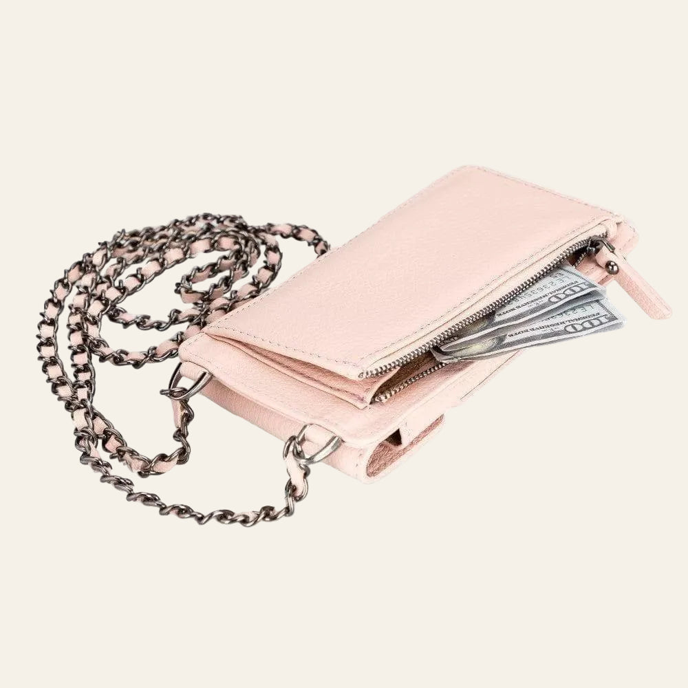 Avjin Crossbody Leather Bag Compatible with Phones up to 6.9