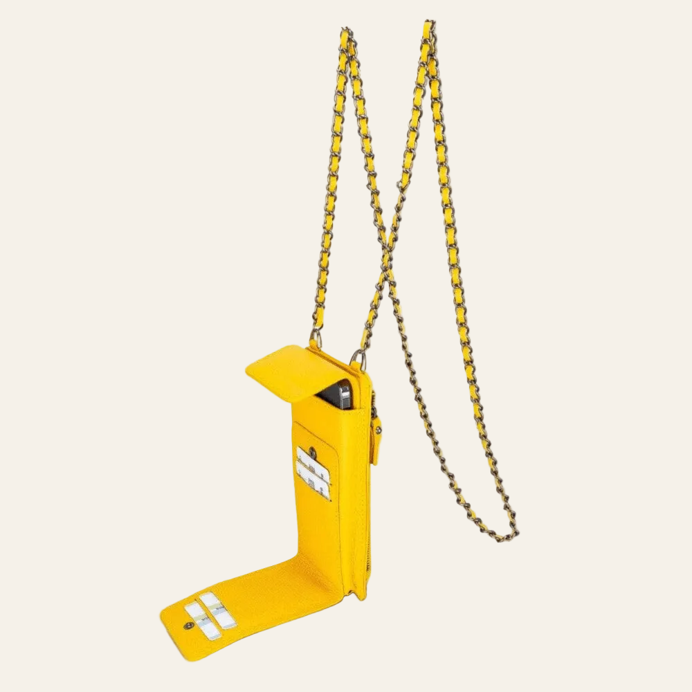 Avjin Crossbody Leather Bag Compatible with Phones up to 6.9