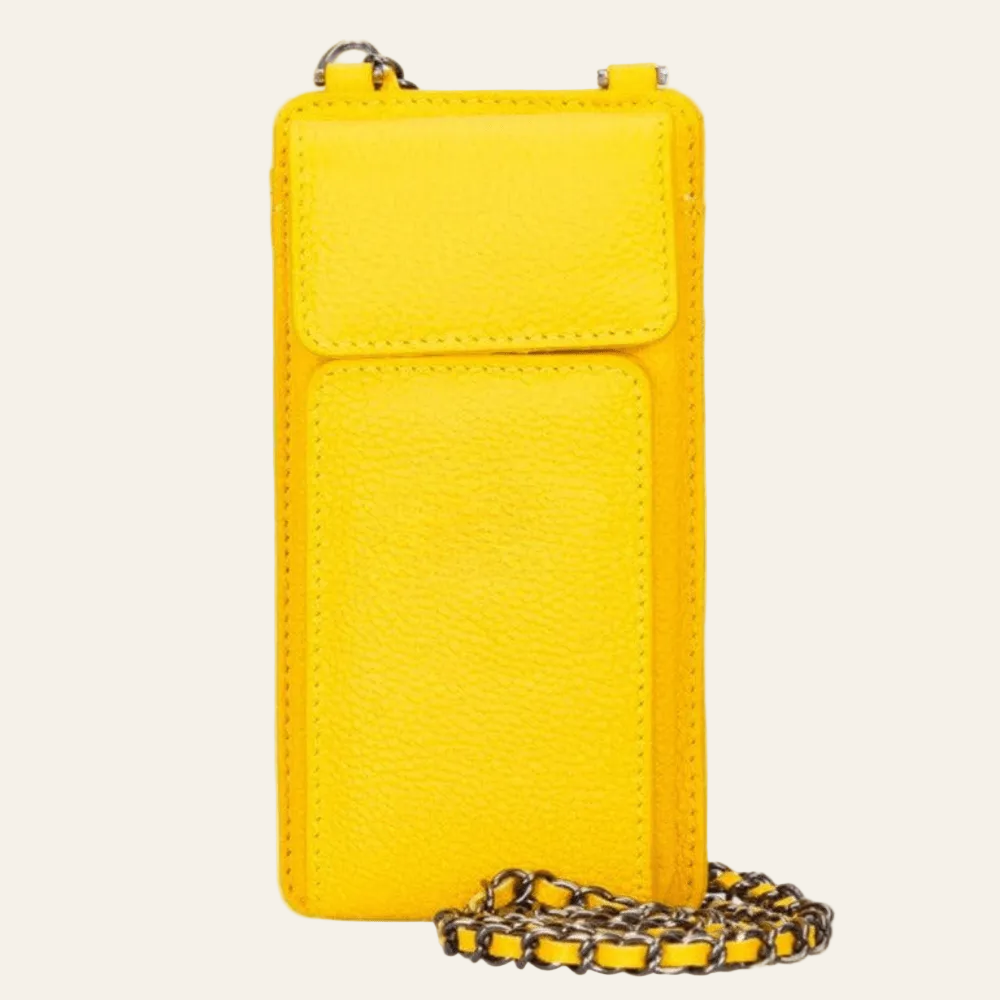 Avjin Crossbody Leather Bag Compatible with Phones up to 6.9