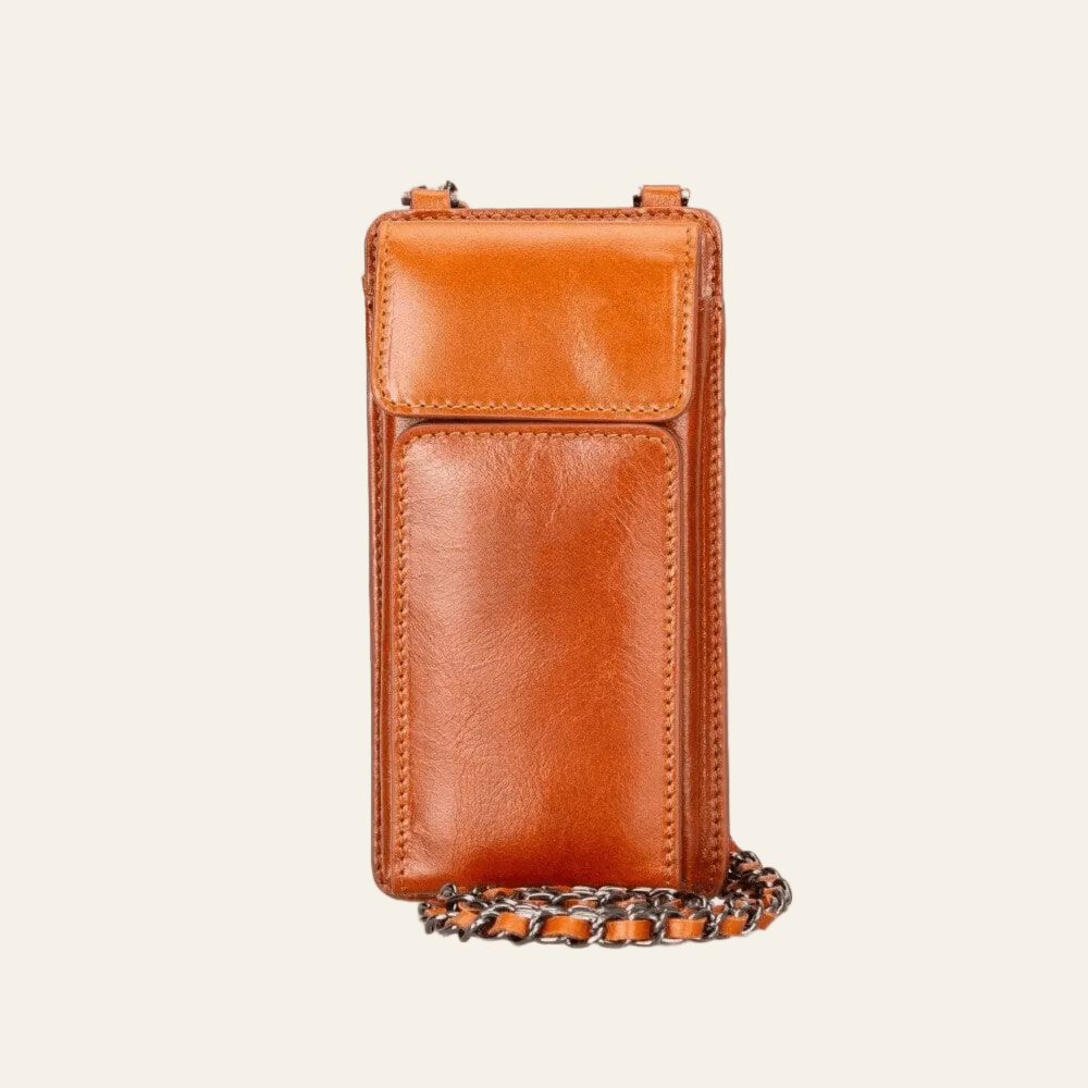 Avjin Crossbody Leather Bag Compatible with Phones up to 6.9