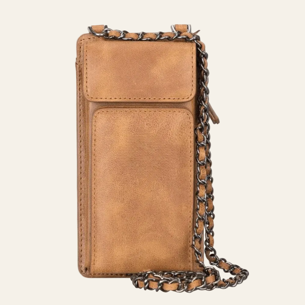 Avjin Crossbody Leather Bag Compatible with Phones up to 6.9