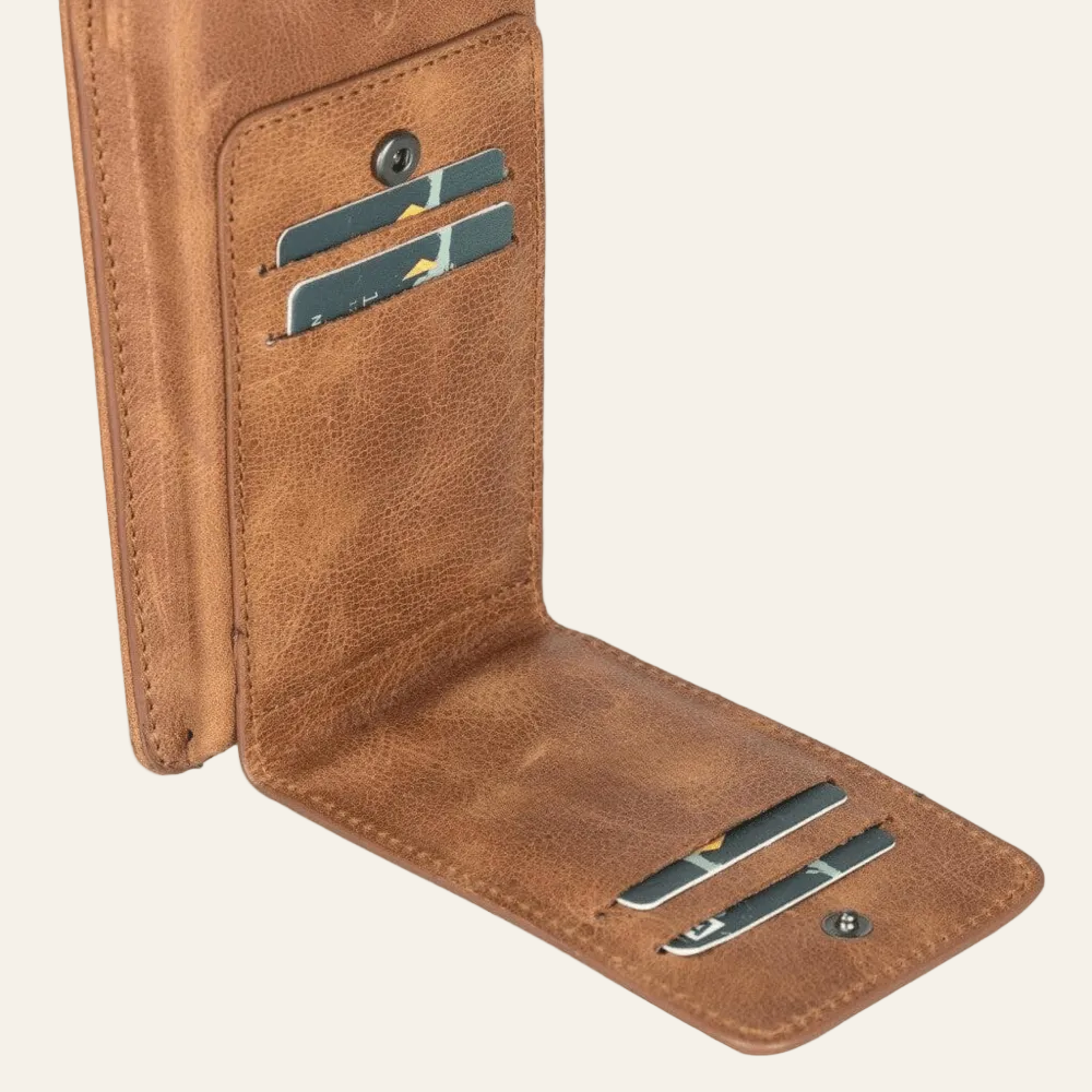 Avjin Crossbody Leather Bag Compatible with Phones up to 6.9