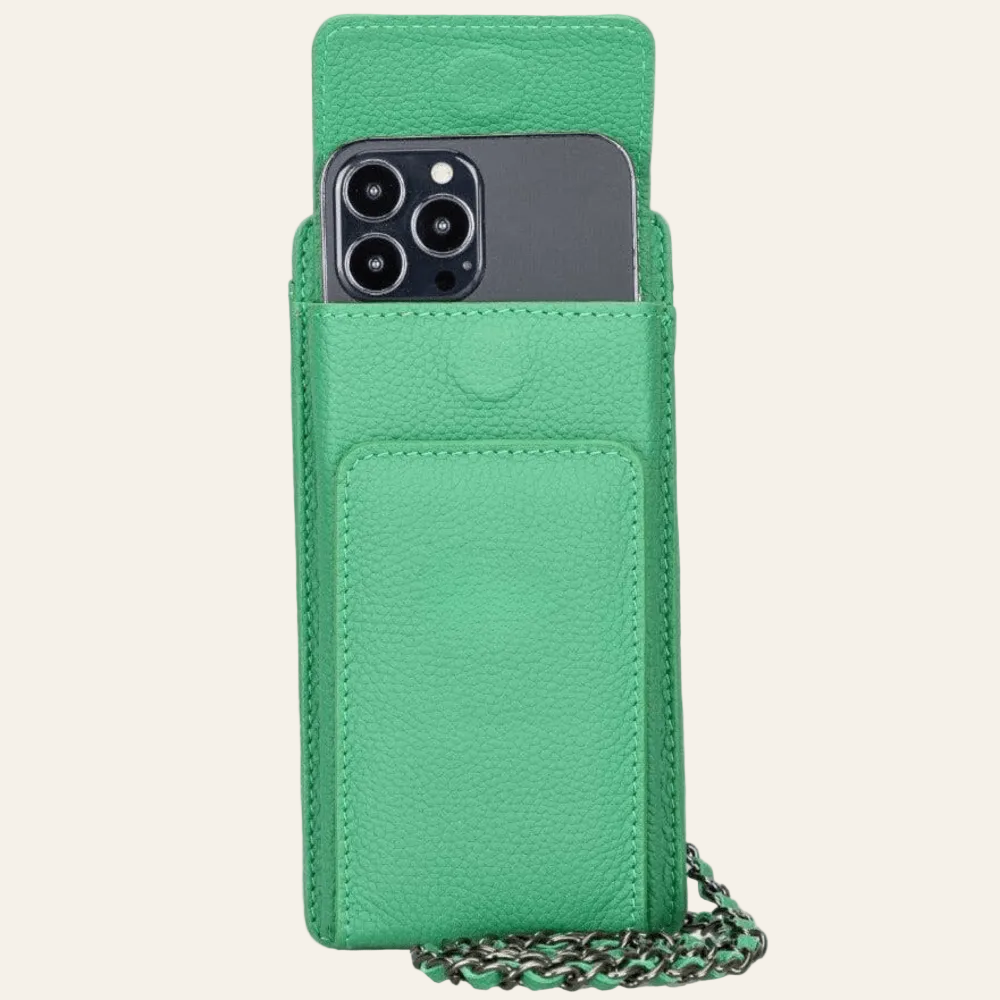 Avjin Crossbody Leather Bag Compatible with Phones up to 6.9