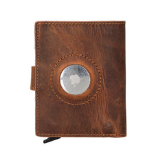 Palertag Leather Mechanical Card Holder Bouletta